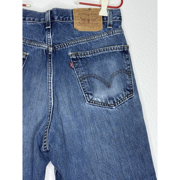 Vintage Levi's Mens 559 Jeans 2003 Red Tab Relaxed Straight Distressed 32x27 Y2K - Picture 10 of 16